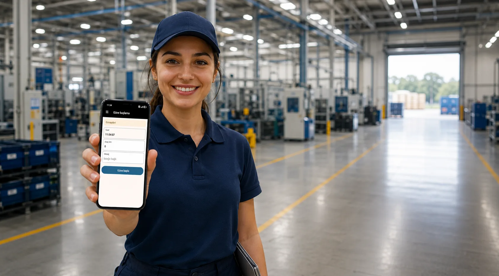 Fora Mobil uygulamasının sahada, internet bağlantısı olmadan kullanıldığı ekran